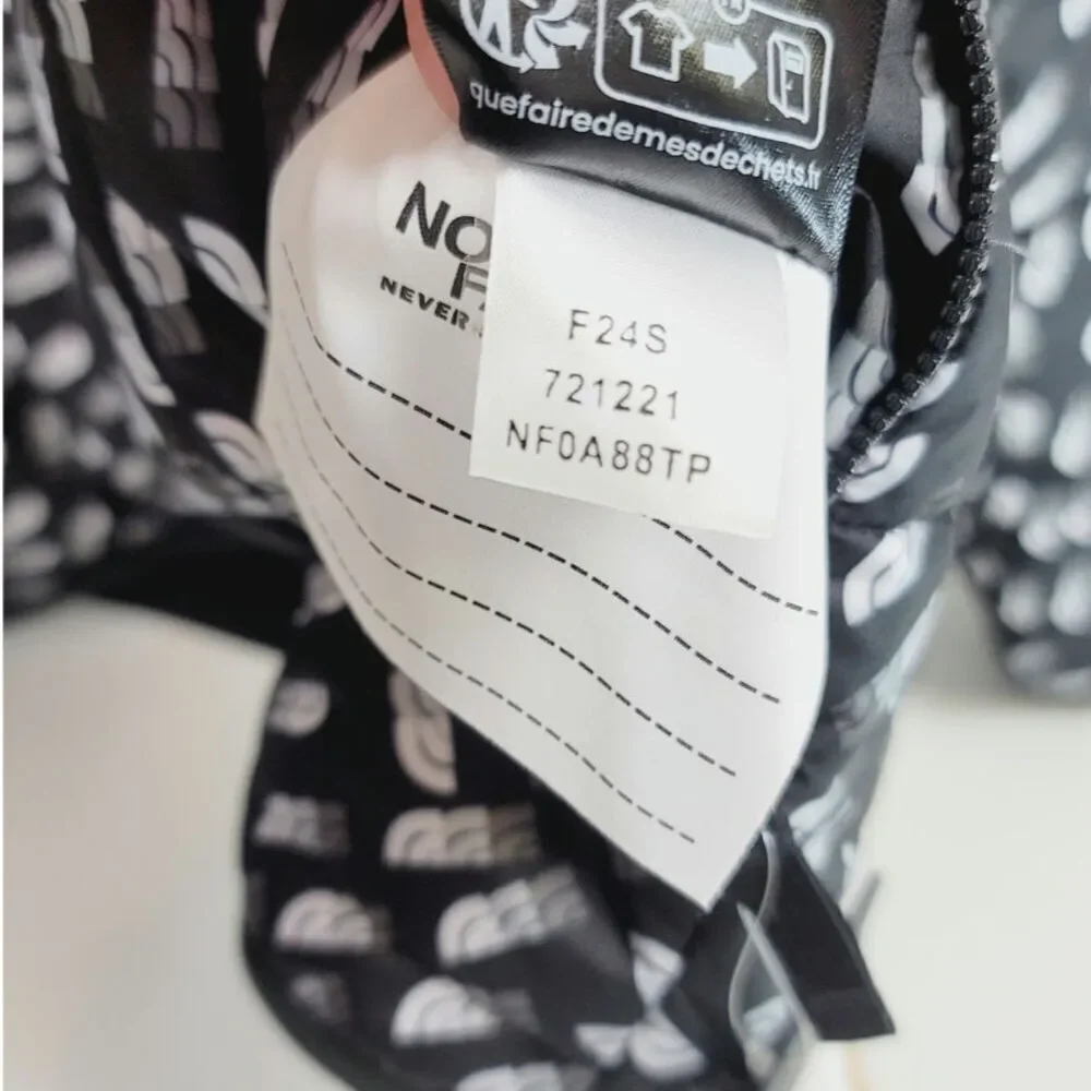 The North Face Reverse Shasta Full Zip Hooded Jacket in Black Vector Field sz XL